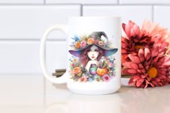 pastel witch flowers clipart Product Image 2