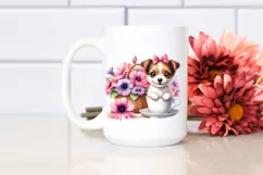 Cute Babydog,White Background | Clipart Product Image 2