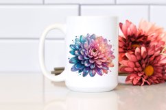 Shiny Chrysanthemum with Metallic Insertions, Transparent Product Image 2