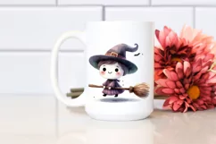 Halloween Clipart with Broomstick, Transparent PNG Product Image 2