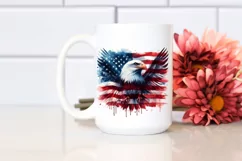 Detailed Flag USA Colors | Sublimation Clipart Product Image 2