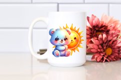 Cute Colorful Baby Bear Clipart Product Image 2