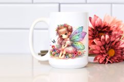 Colorful Small Cute Fairy | Clipart Product Image 2