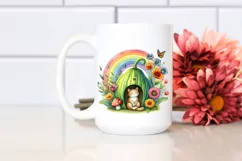 Cat House Rainbow Bird Butterfly Sublimation Clipart Product Image 2