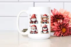Cute Christmas Characters Playing Cards PNG Product Image 2