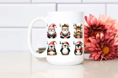 Cute Christmas Characters Playing Cards PNG Product Image 2