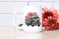 Vintage Dirty Bus with Huge Flowers Product Image 2