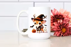 Scary Bunny Halloween Clipart PNG Product Image 2