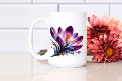 Detailed Crocus Watercolor Splash Product Image 2