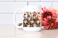 Detailed Autumn Gnome PNG Product Image 2