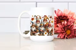 Detailed Autumn Gnome PNG Product Image 2