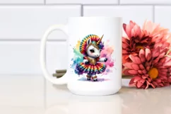 Joyful Unicorn in Saltarello Dancer's Costume, High-Res PNG Product Image 2