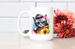 Cute Baby Cat Dancing PNG Product Image 2