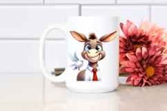 Funny Baby Donkey Clipart PNG Product Image 2