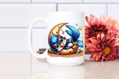 Colorful Baby Magpie PNG Product Image 2