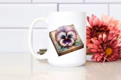 Lilac with Metalic Insertions, High-Res PNG Product Image 2