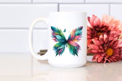 Abstract Vibrant Butterfly PNG Product Image 2
