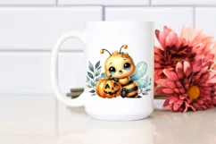 Cute Baby Bee Sitting PNG Product Image 2
