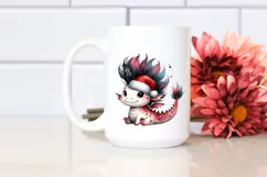 Expressive Cute Dragon with Punk Haircut, PNG Product Image 3