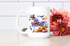 Halloween Unicorn Dressed for Trick-or-Treat | Clipart Product Image 2
