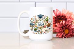 Watercolor Class Of 2024 Clipart Product Image 2