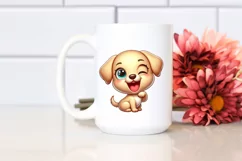Colorful Labrador Retriever Clipart Product Image 2