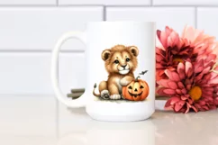 Cute Baby Lion Sitting PNG Product Image 2