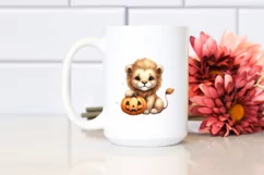 Cute Baby Lion Sitting PNG Product Image 2