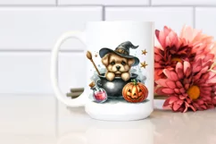 Cute Baby Puppy Popping Out from Witch Potion Product Image 2