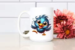 Colorful Starling Baby Dance Clipart Product Image 2