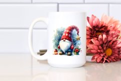 Washed Vibrant Christmas Gnome PNG Product Image 2