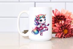 Colorful Baby Unicorn Foxtrot Dancer&#039;s Attire PNG Product Image 2