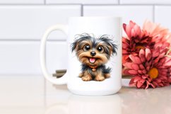 Enthusiastic Yorkipoo Clipart Product Image 2