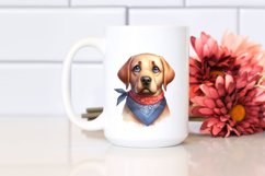 Expressive Labrador with Bandana | Sublimation | Clipart Product Image 2