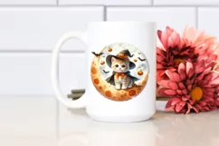 Digital Painting of Kitten for Halloween, High-Quality PNG Product Image 2