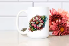 Wooden Stained Daisy, Transparent PNG Product Image 2