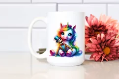colorful Baby Unicorn with Ventriloquist's Dummy Product Image 2