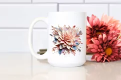Glossy Dahlia Made of | Sublimation | Clipart Product Image 2