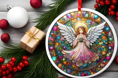 Round Christmass Ornament PNG Product Image 2