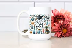 Class of 2024 Watercolor Clipart Product Image 2