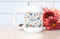 Class of 2024 Watercolor Clipart Product Image 2