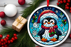 Round Christmass Ornament PNG Product Image 2