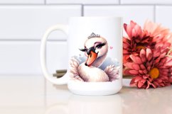 Vintage Diva Swan Portrait Clipart Product Image 2