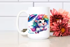 Goofy Baby Unicorn, Transparent PNG Product Image 2