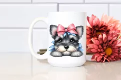 Sublimation Sticker Clipart: Cute Baby Miniature Schnauzer Product Image 2
