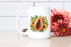 Colorful Papaya | Sublimation Clipart Product Image 2