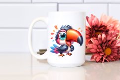 Colorful Smiling Toucan Clipart Product Image 2