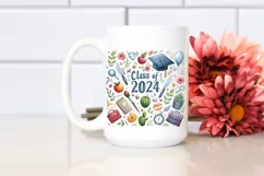 Class of 2024 Pastel Star | Sublimation | Clipart Product Image 2