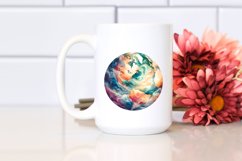 Vintage Planet Washed Watercolor Simple Product Image 2