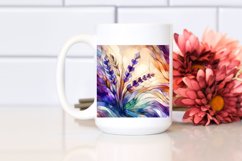 Abstract Wooden Lavender, High-Res PNG Product Image 2